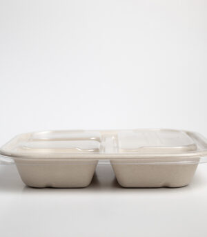 Tapa Transparente Lunch-box 10x7 c/3div